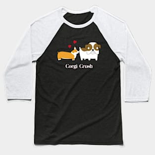 Corgi Crush Baseball T-Shirt